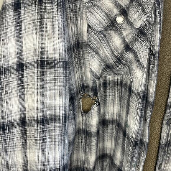 DICKIES Men’s Sherpa Lined Flannel Shirt Jacket XL Hydroshield Plaid - Picture 5 of 9